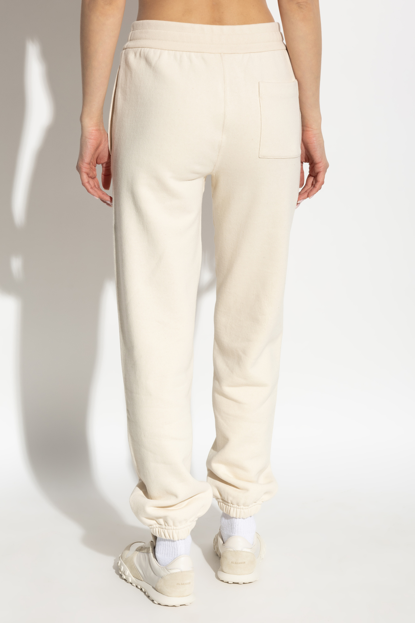 パンツ JIL SANDER Woman Pants Cream J02KA0002J40003 740 Jil Sander Ivory Cotton Pants | italist